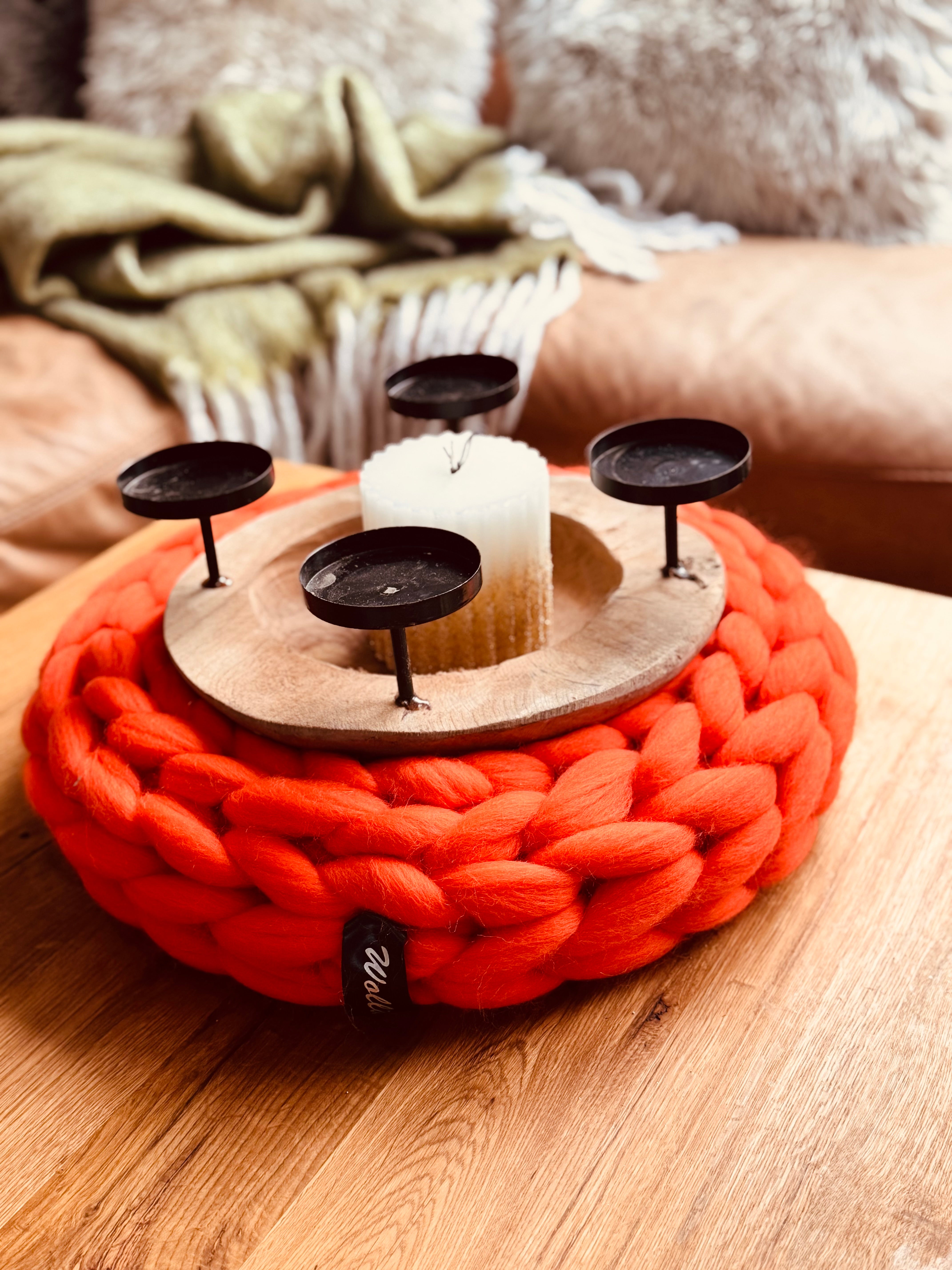 Bowl als Kerzenhalter