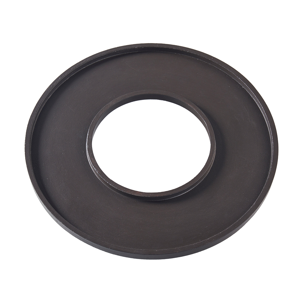 Tablett Holzring Schwarz