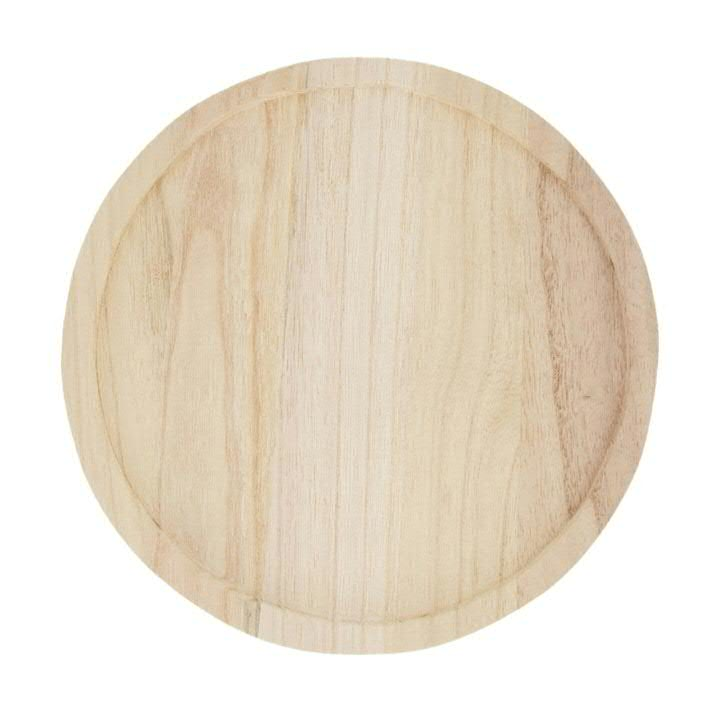 Dekoteller Holz Natur
