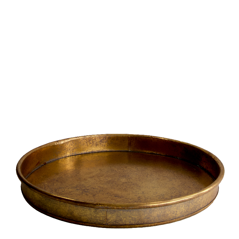 Dekotablett Gold Antik