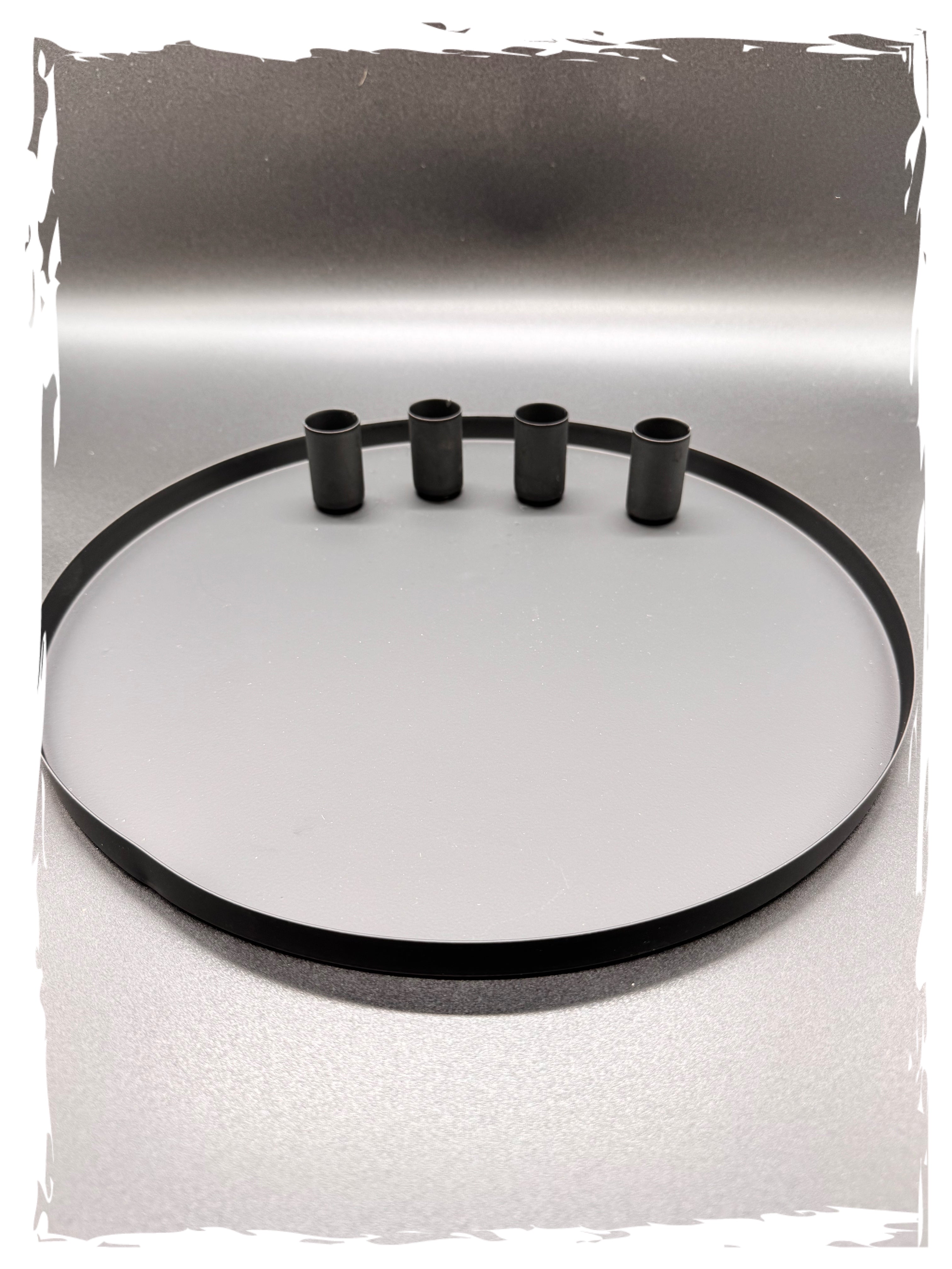 Kerzenteller mit magnetischen Haltern