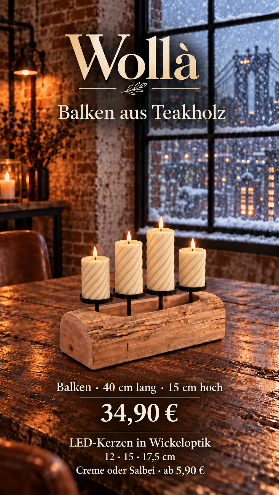 TEAKHOLZ Balken