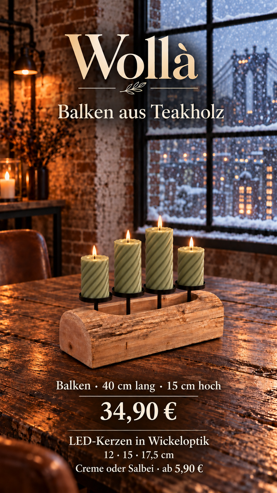TEAKHOLZ Balken