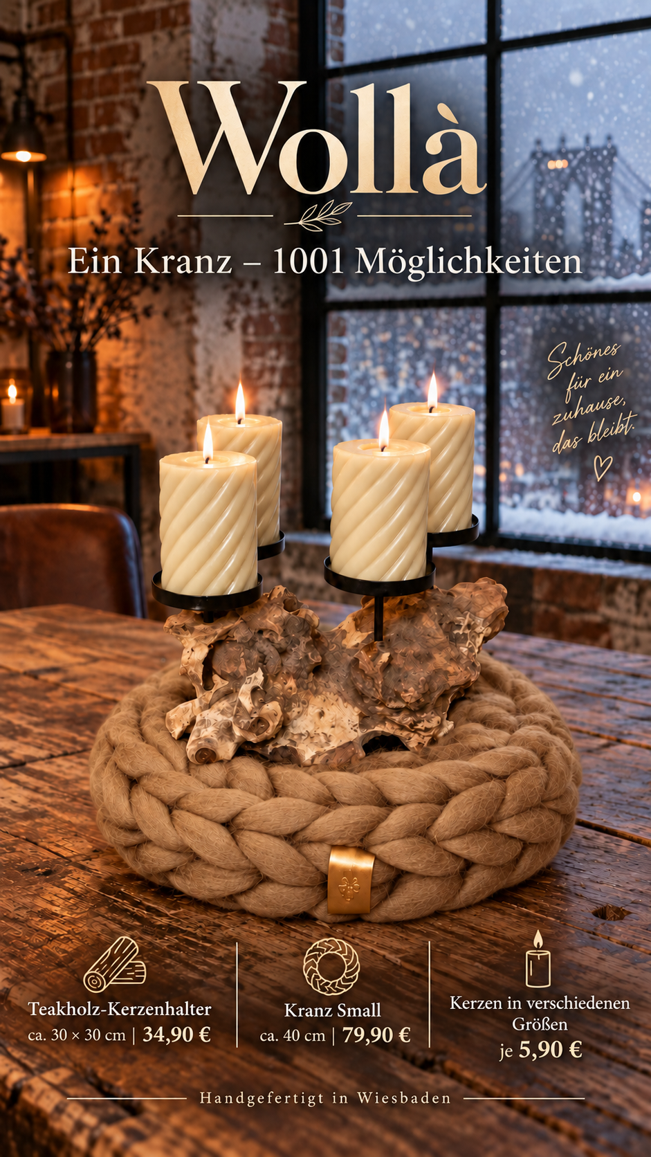 Wurzel Teakholz