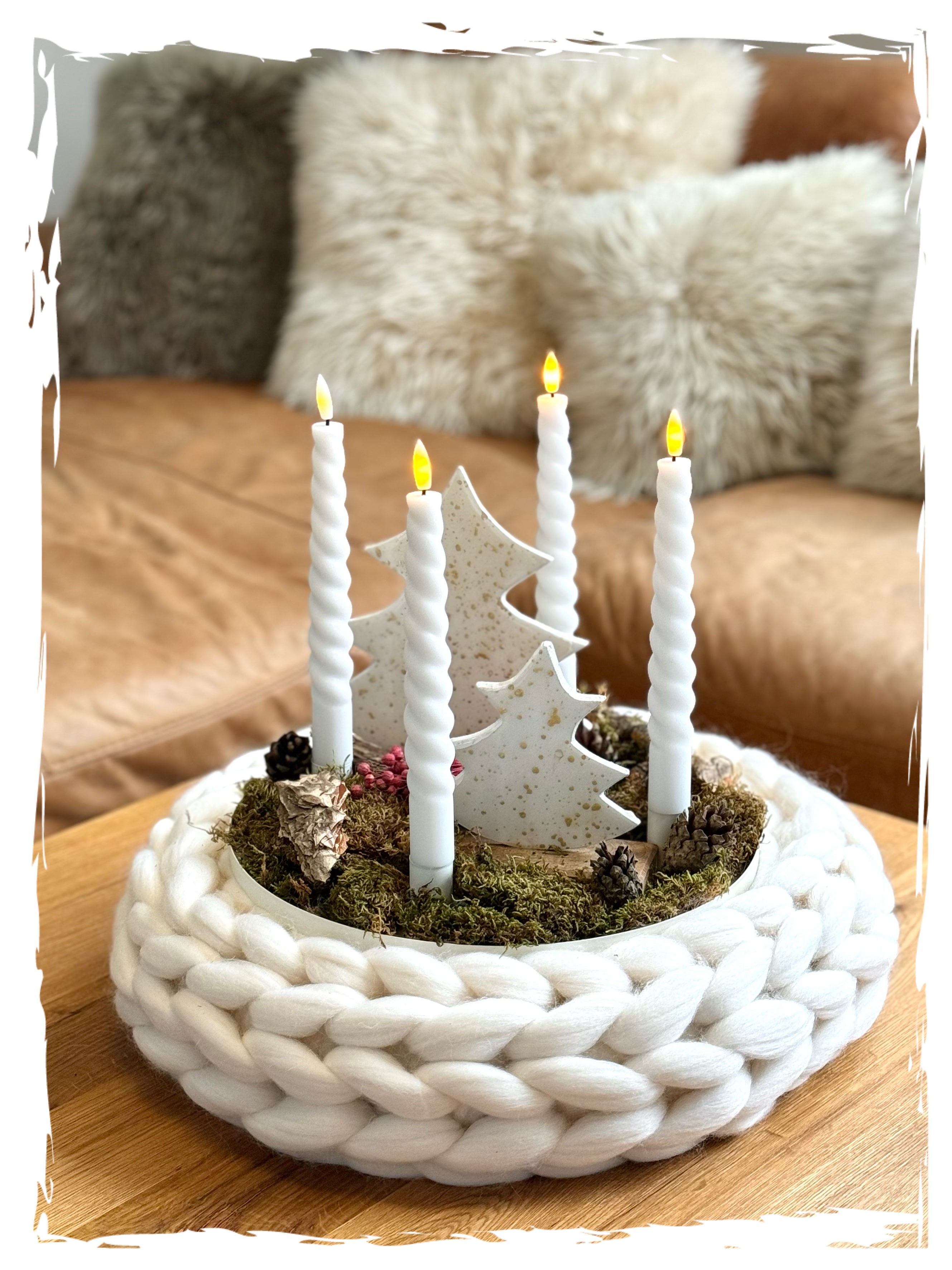 Kranz Magic beleuchtet