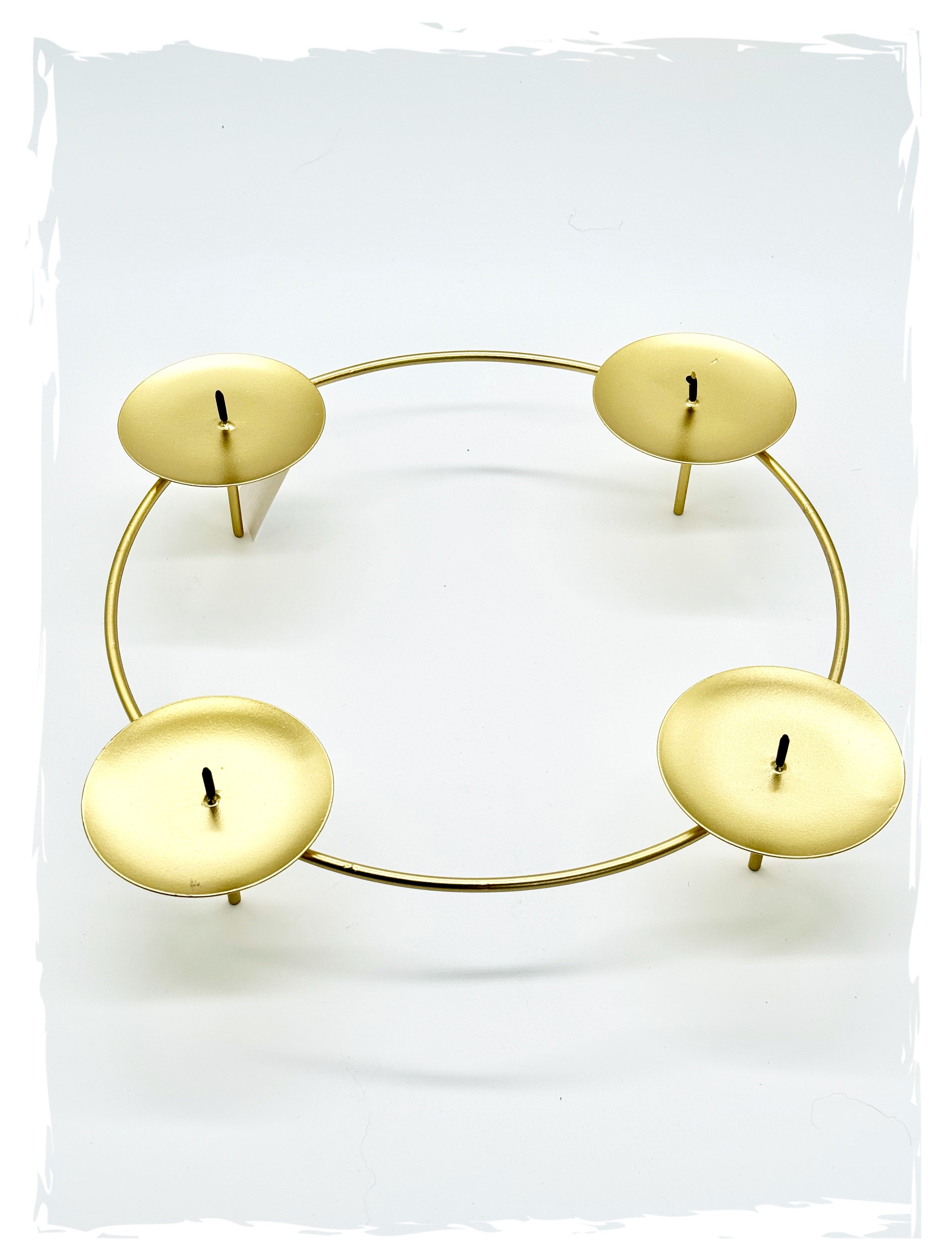 Kerzenhalter mit 4Tellern MIT Dorn