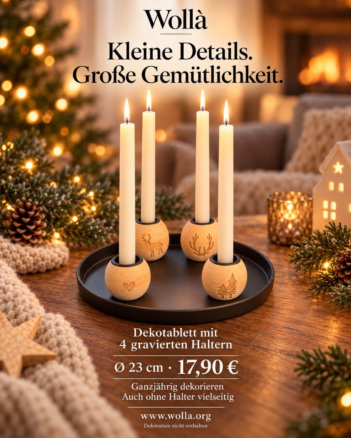 KerzenTeller Alpin