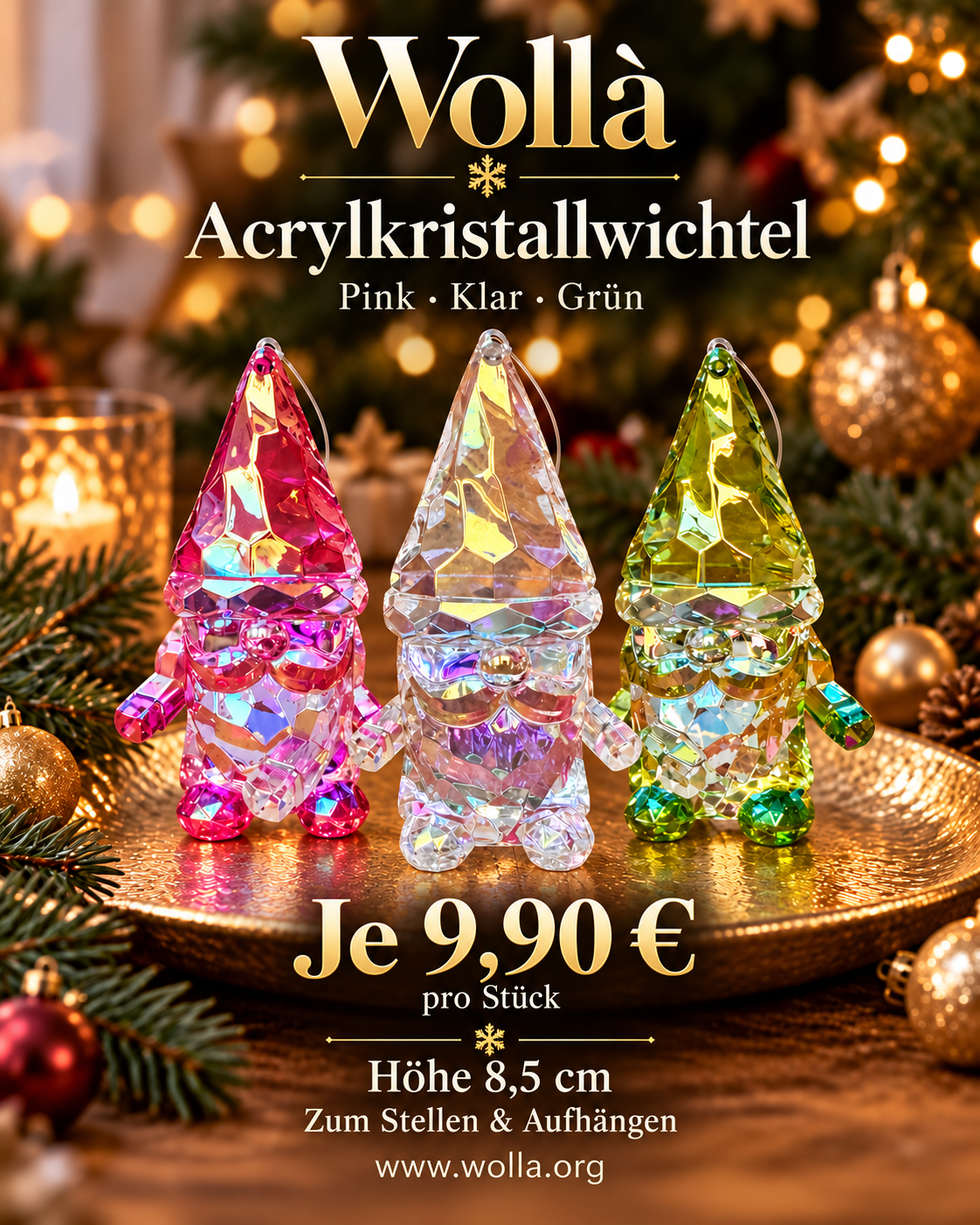 Acryl-Kristallwichtel