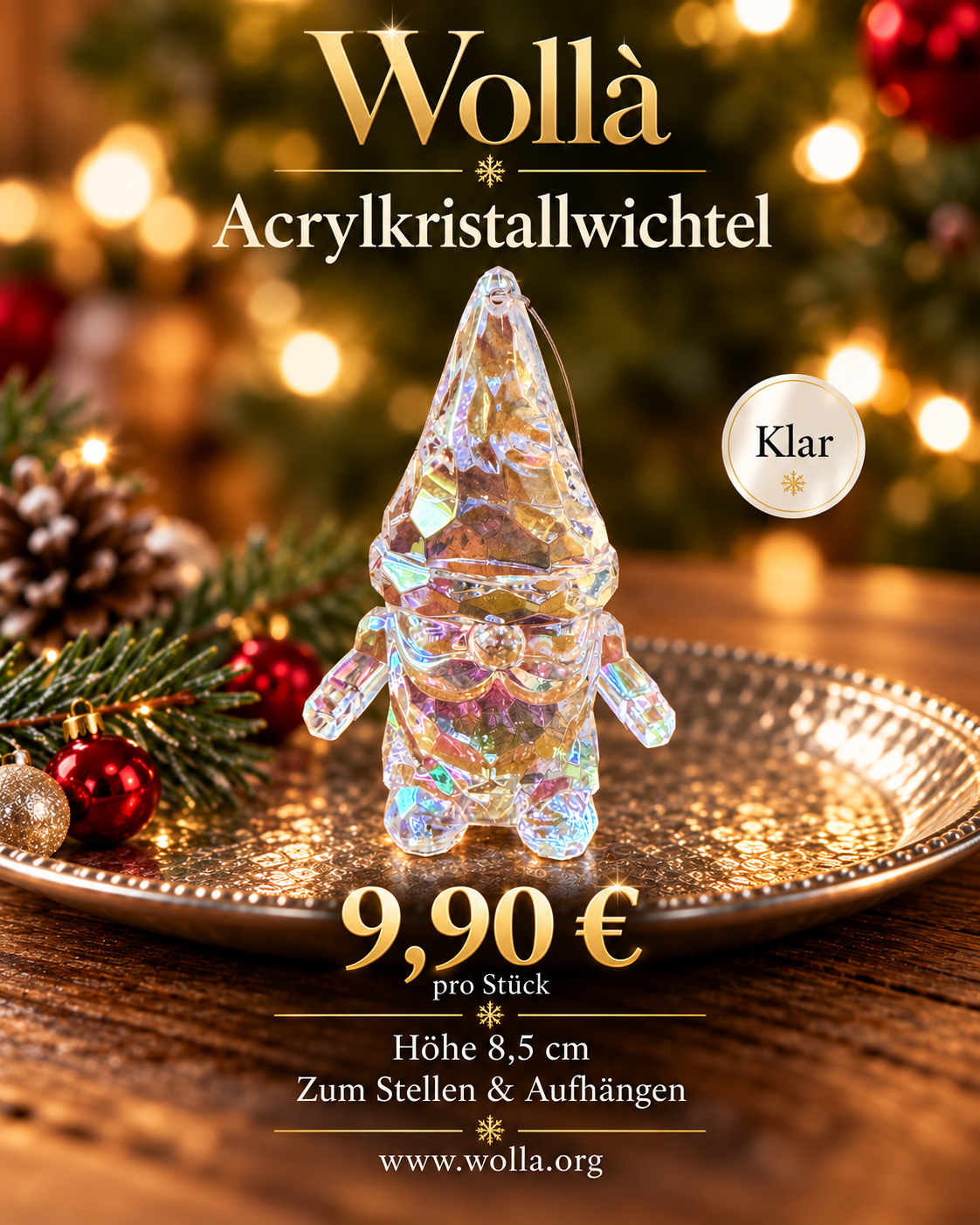 Acryl-Kristallwichtel