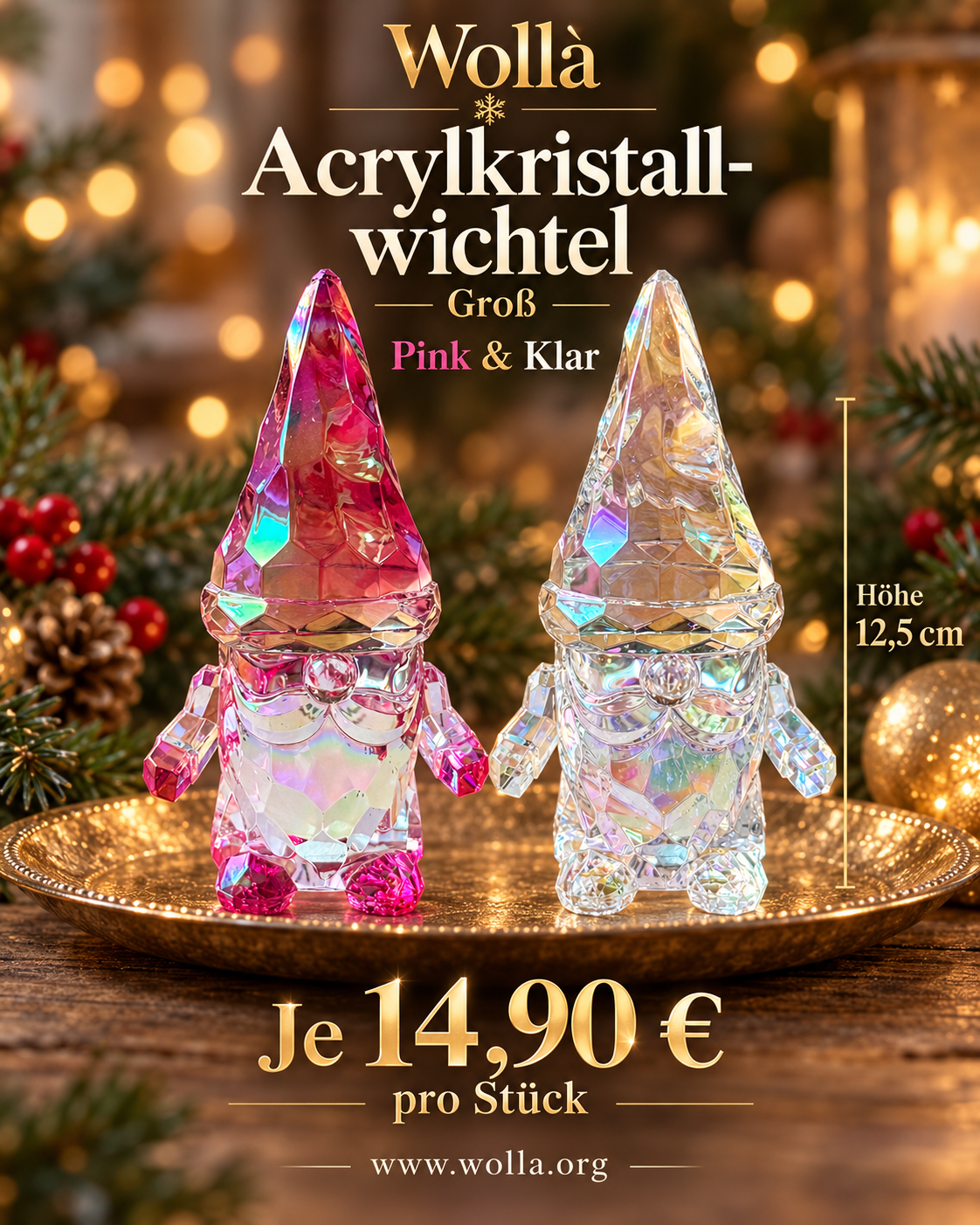 Acryl-Kristallwichtel