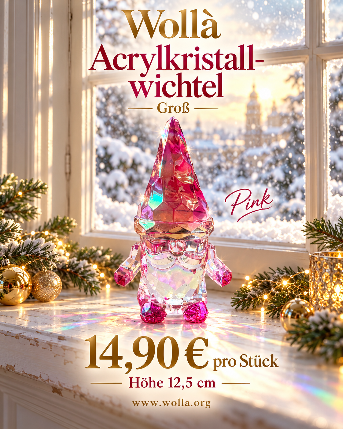 Acryl-Kristallwichtel